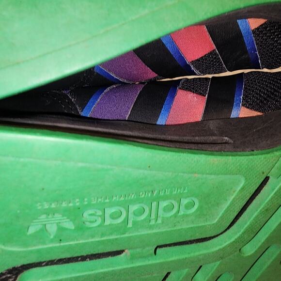 ADIDAS EUC WOMEN'S SIZE 7 RAINBOW ATHLETIC SNEAKERS SHOES - Picture 10 of 11